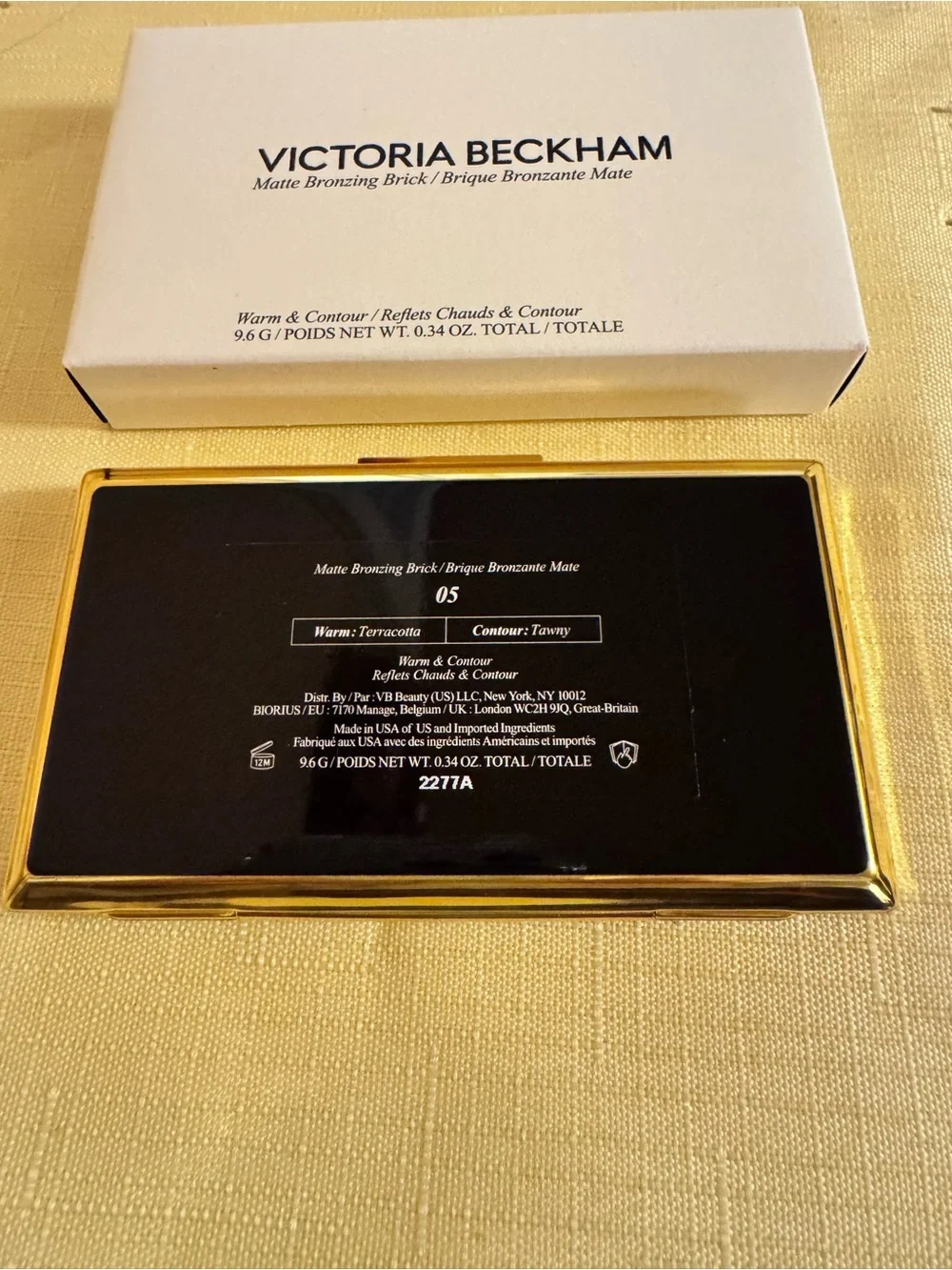 Victoria Beckham Bronzing Brick Refillable Compact - 05 Terracotta/Tawny